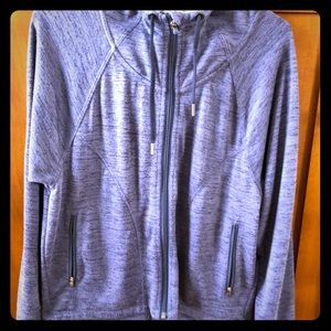 Zip up hooded sweatshirt